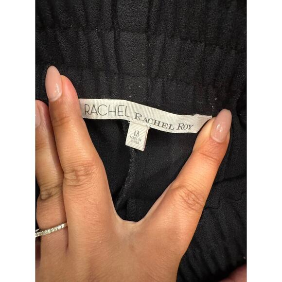 Rachel Roy Women's Medium Black Pull-On Casual Lounge Jogger Pants - Picture 3 of 3